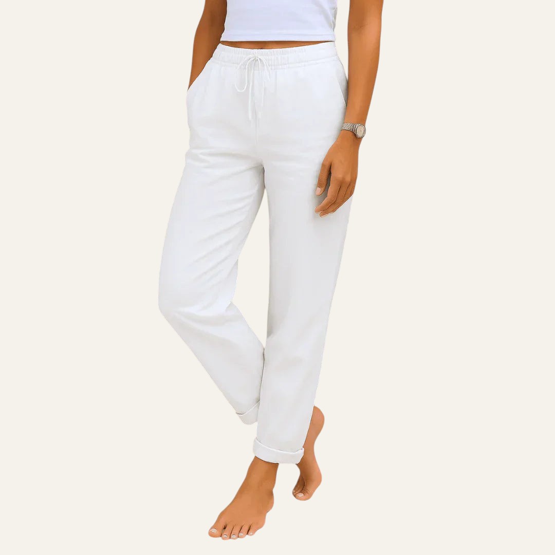 PANTALONES DE LINO PARA VERANO