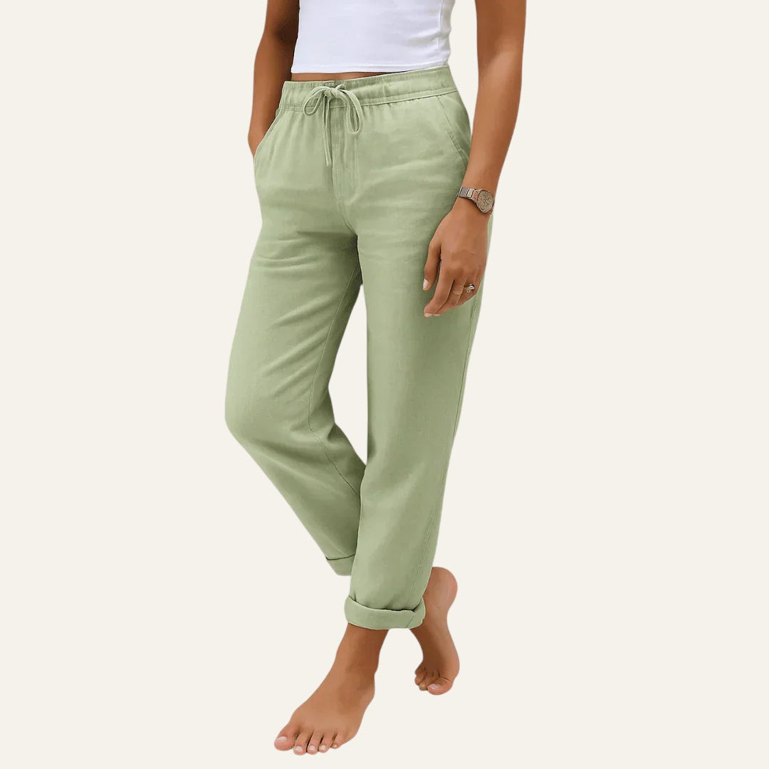 PANTALONES DE LINO PARA VERANO