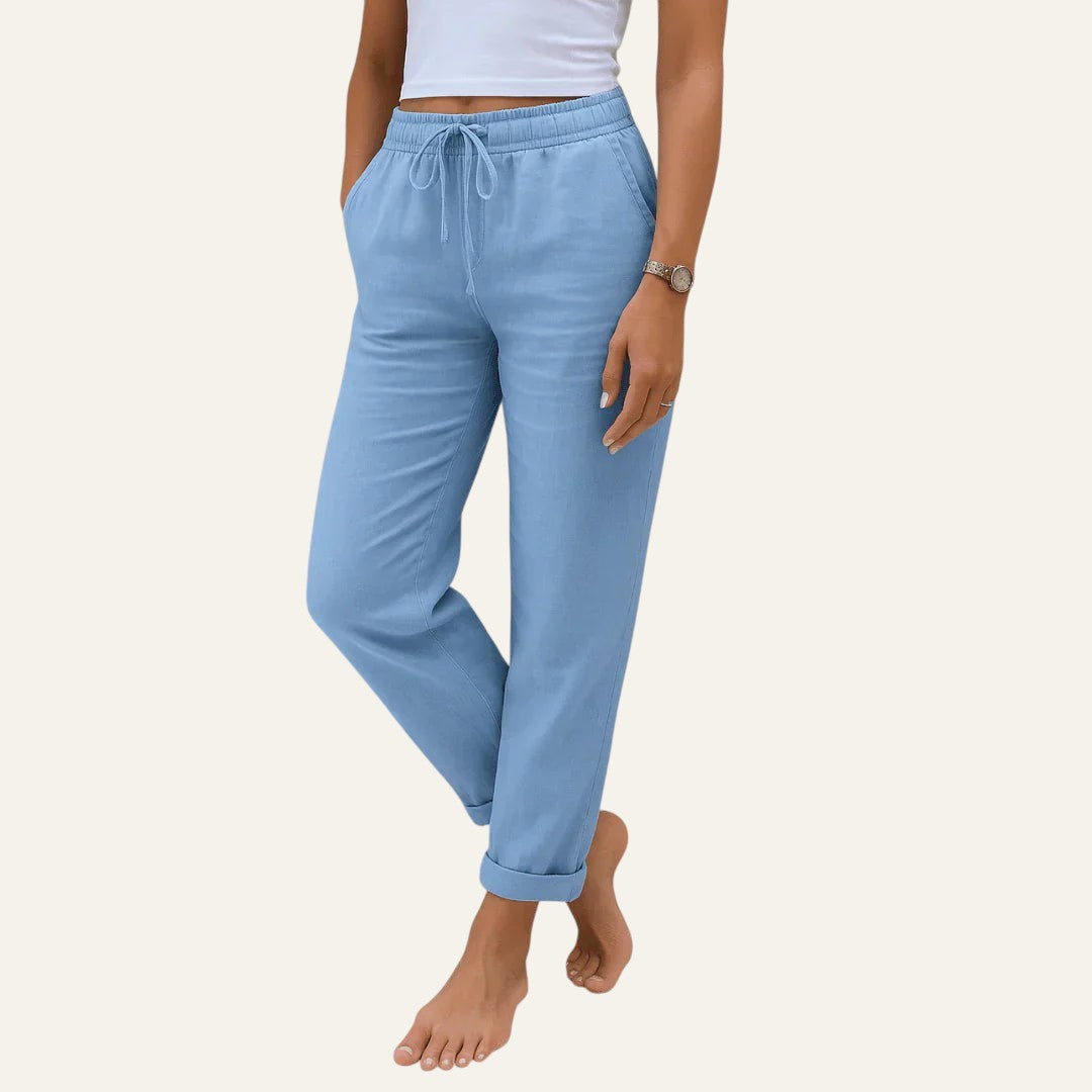 PANTALONES DE LINO PARA VERANO