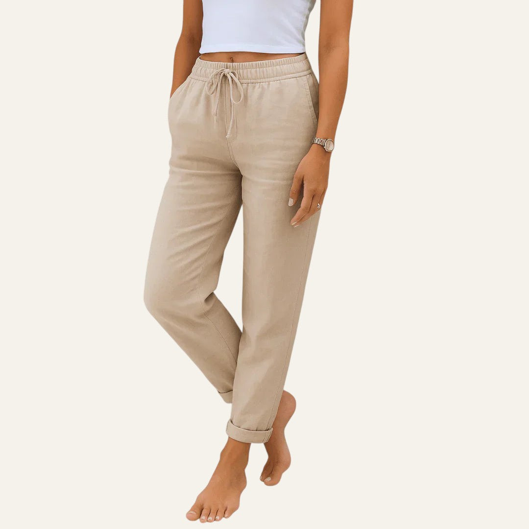 PANTALONES DE LINO PARA VERANO