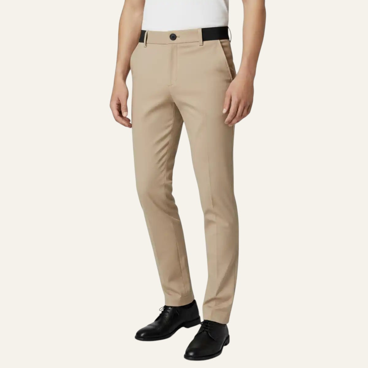 PANTALONES CÓMODOS CON TEJIDO ELÁSTICO