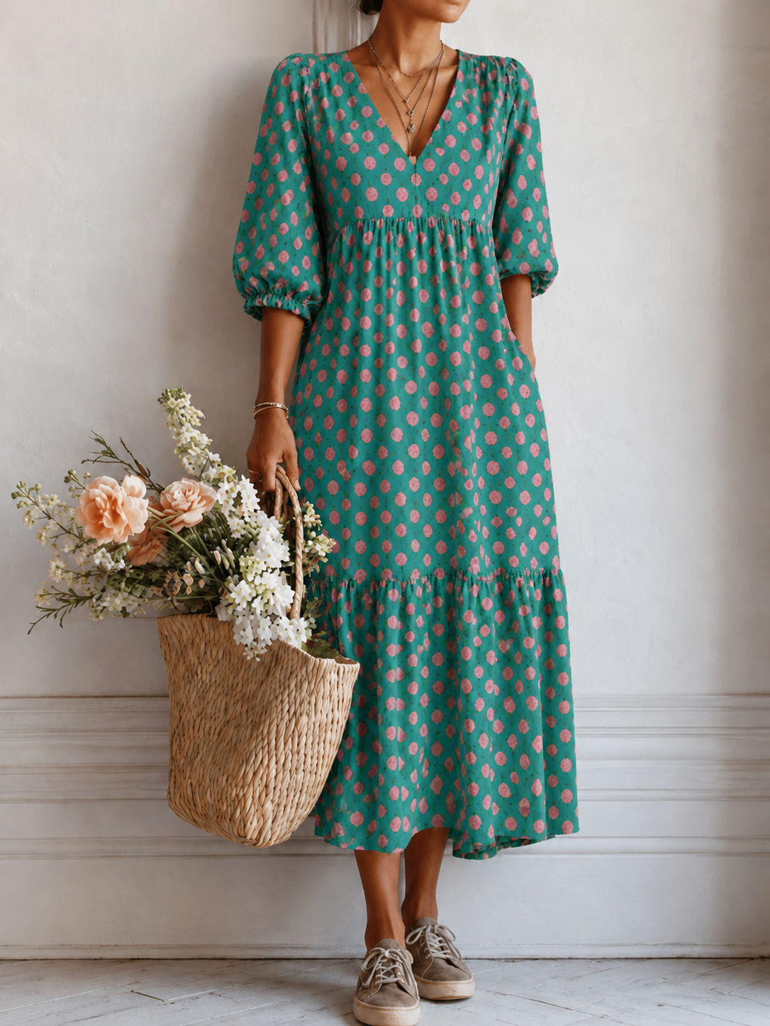 Olivia | Vestido bohemio de verano