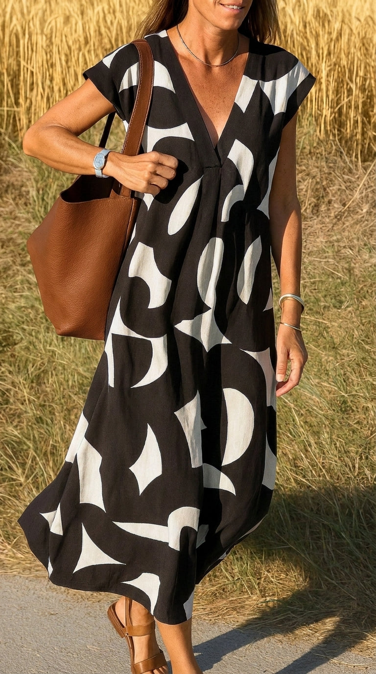 Valeria | Vestido con cuello en V