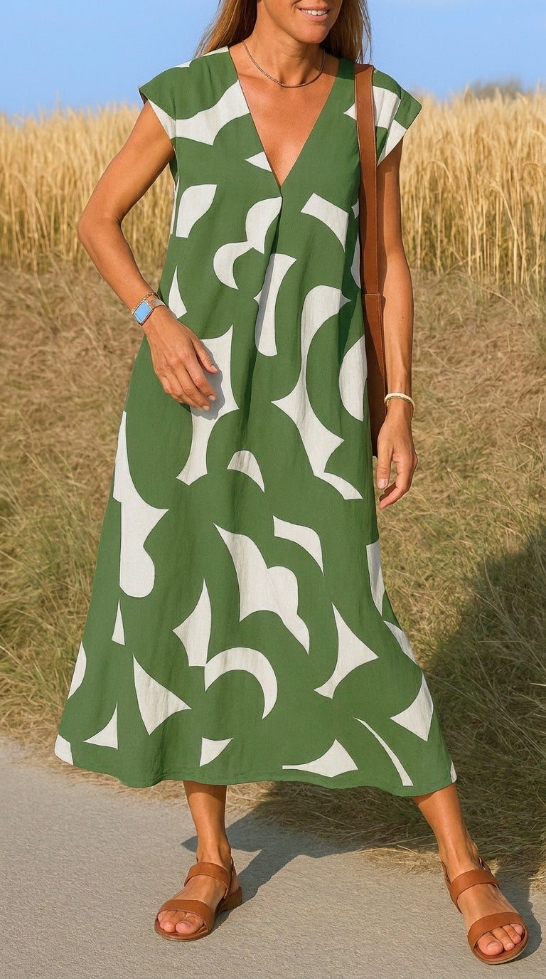 Valeria | Vestido con cuello en V