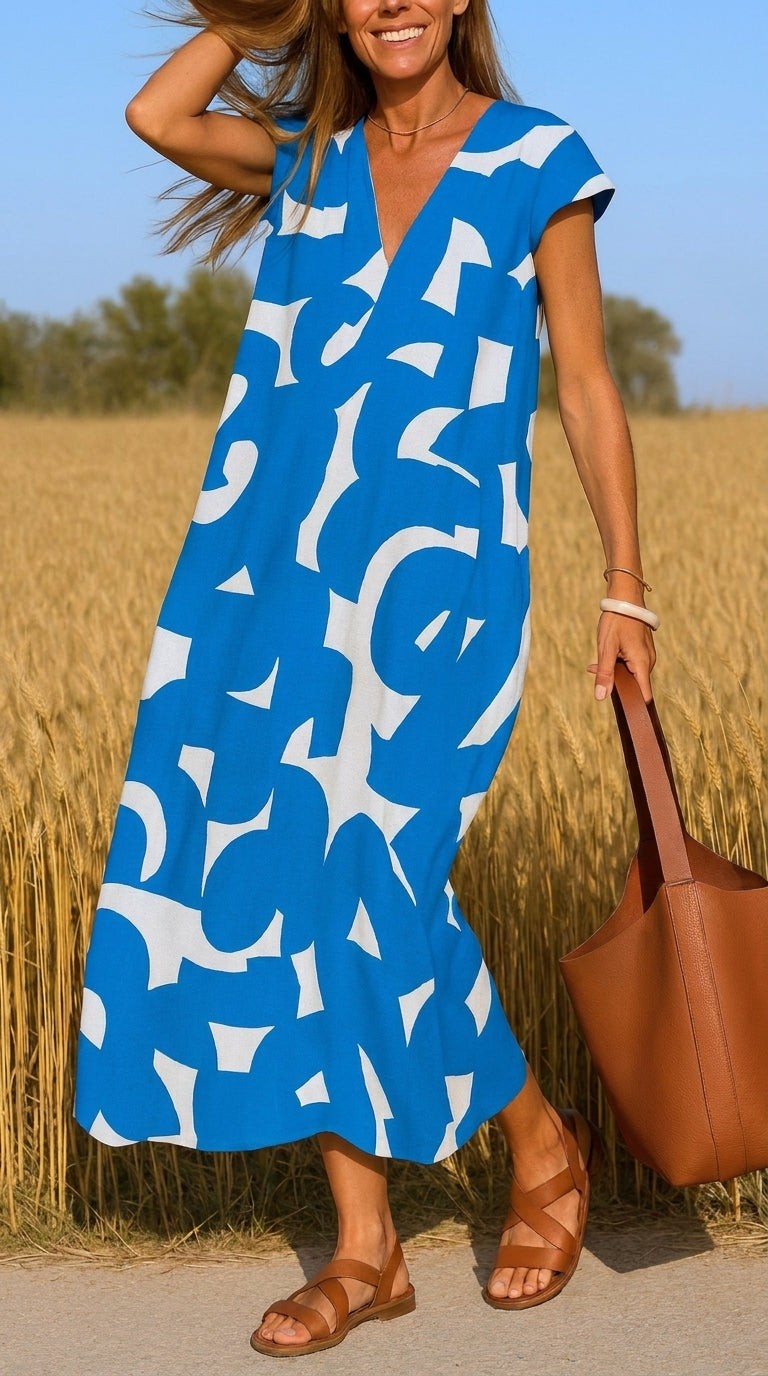 Valeria | Vestido con cuello en V