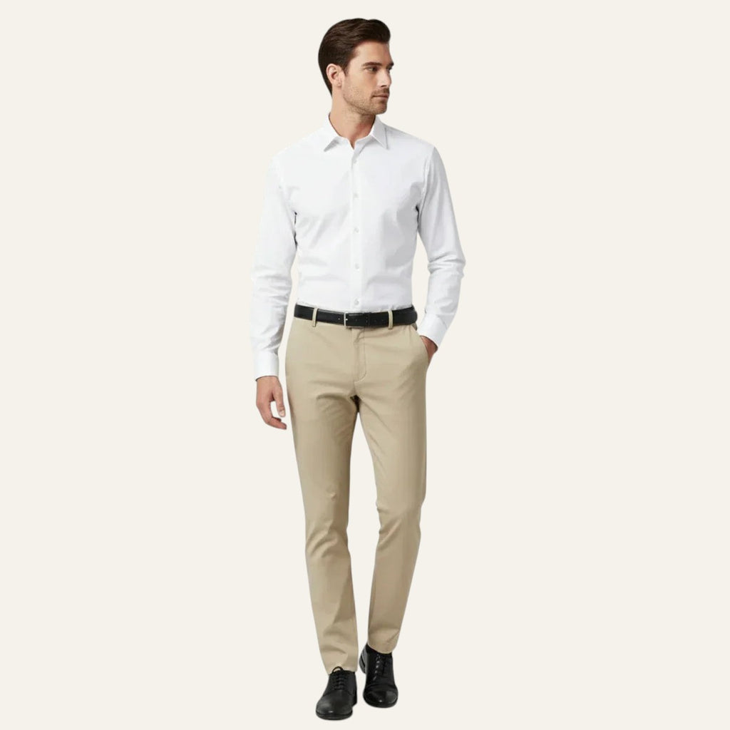 PANTALONES CÓMODOS CON TEJIDO ELÁSTICO