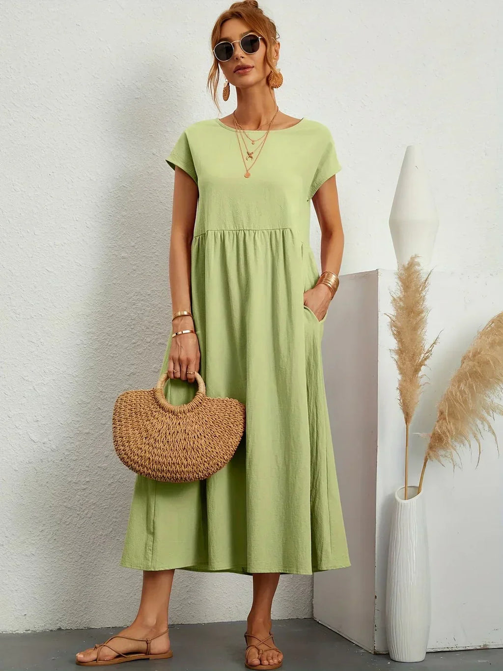 Gabrielle | Vestido midi fluido de elegancia atemporal