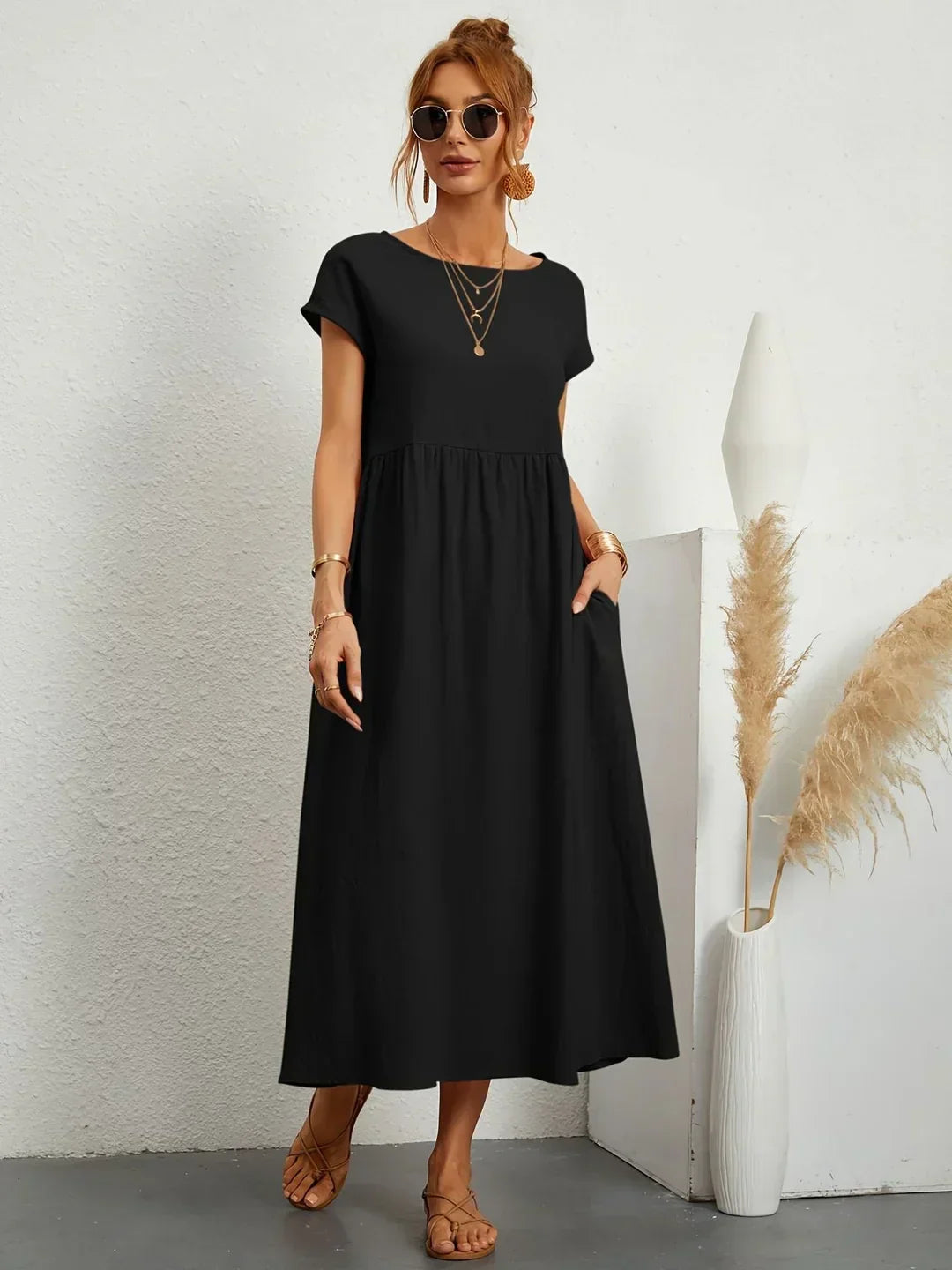 Gabrielle | Vestido midi fluido de elegancia atemporal