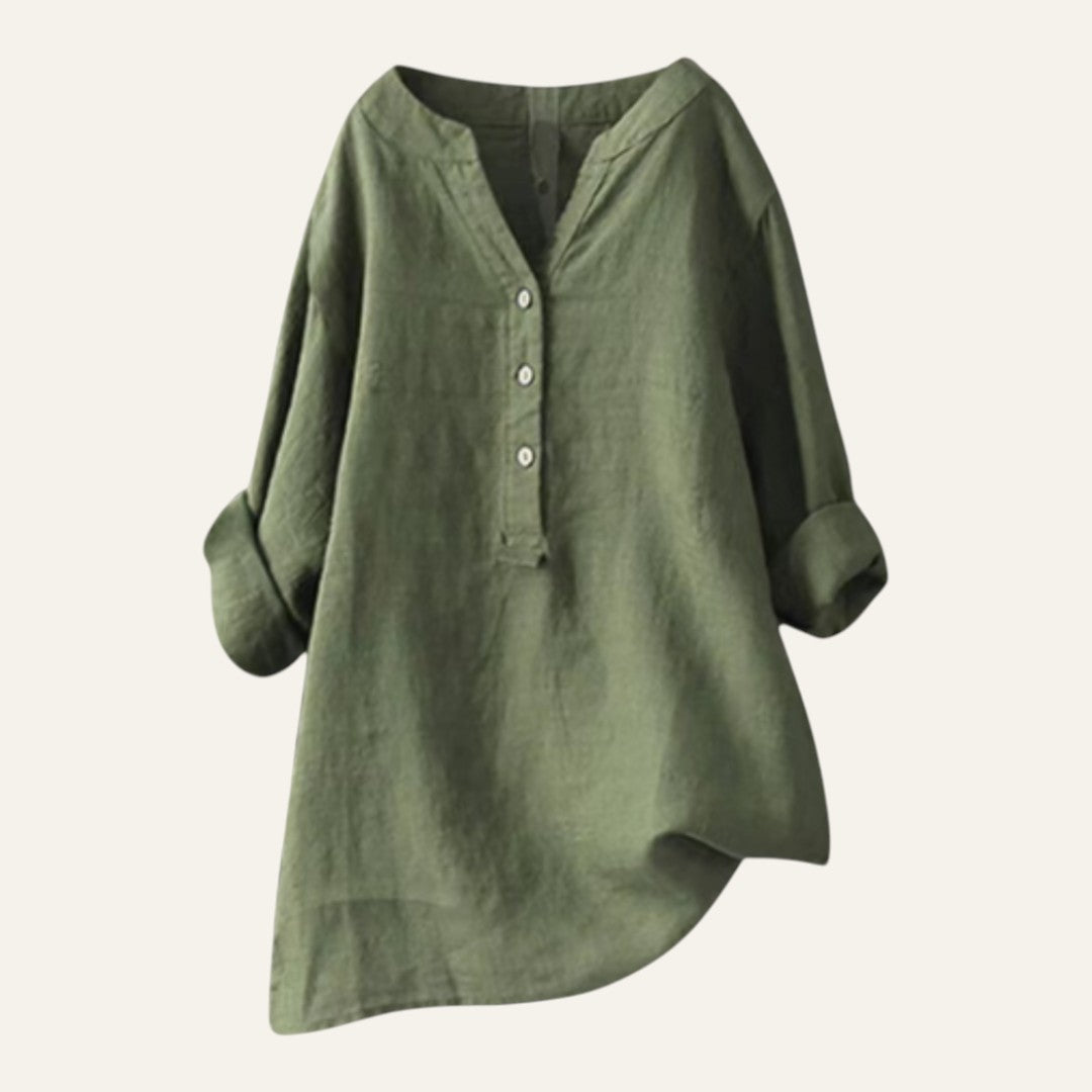 BLUSA LIGERA CON CIERRE DE BOTONES