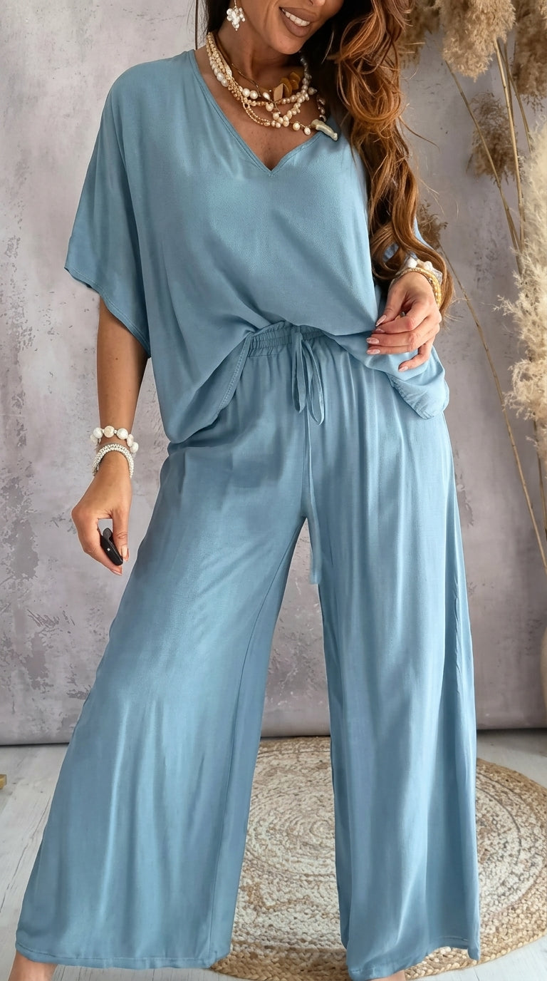ZELARA | Conjunto Fluido Elegante de Verano