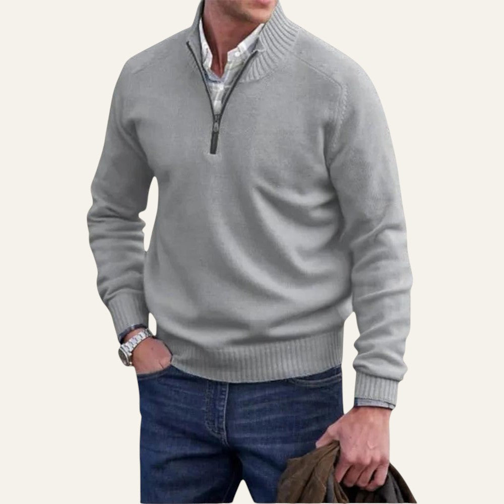 JERSEY HALF ZIP