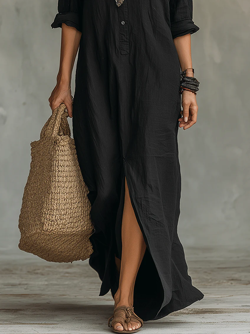 WILLOW | Vestido largo cómodo, con una silueta favorecedora y ideal para el día a día