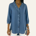 ELEGANTE BLUSA CON BOTONES