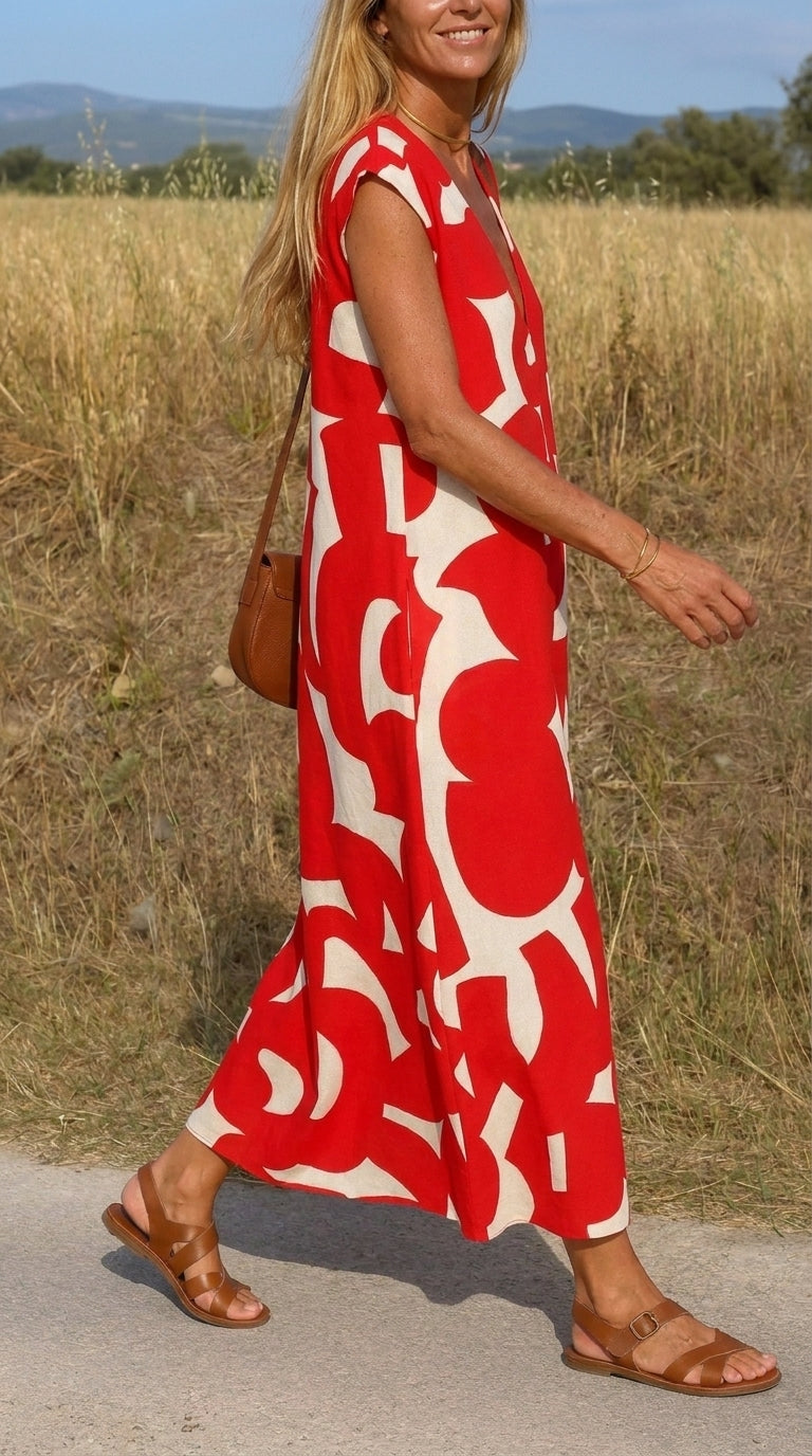 Valeria | Vestido con cuello en V