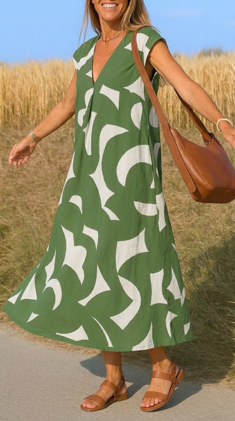Valeria | Vestido con cuello en V