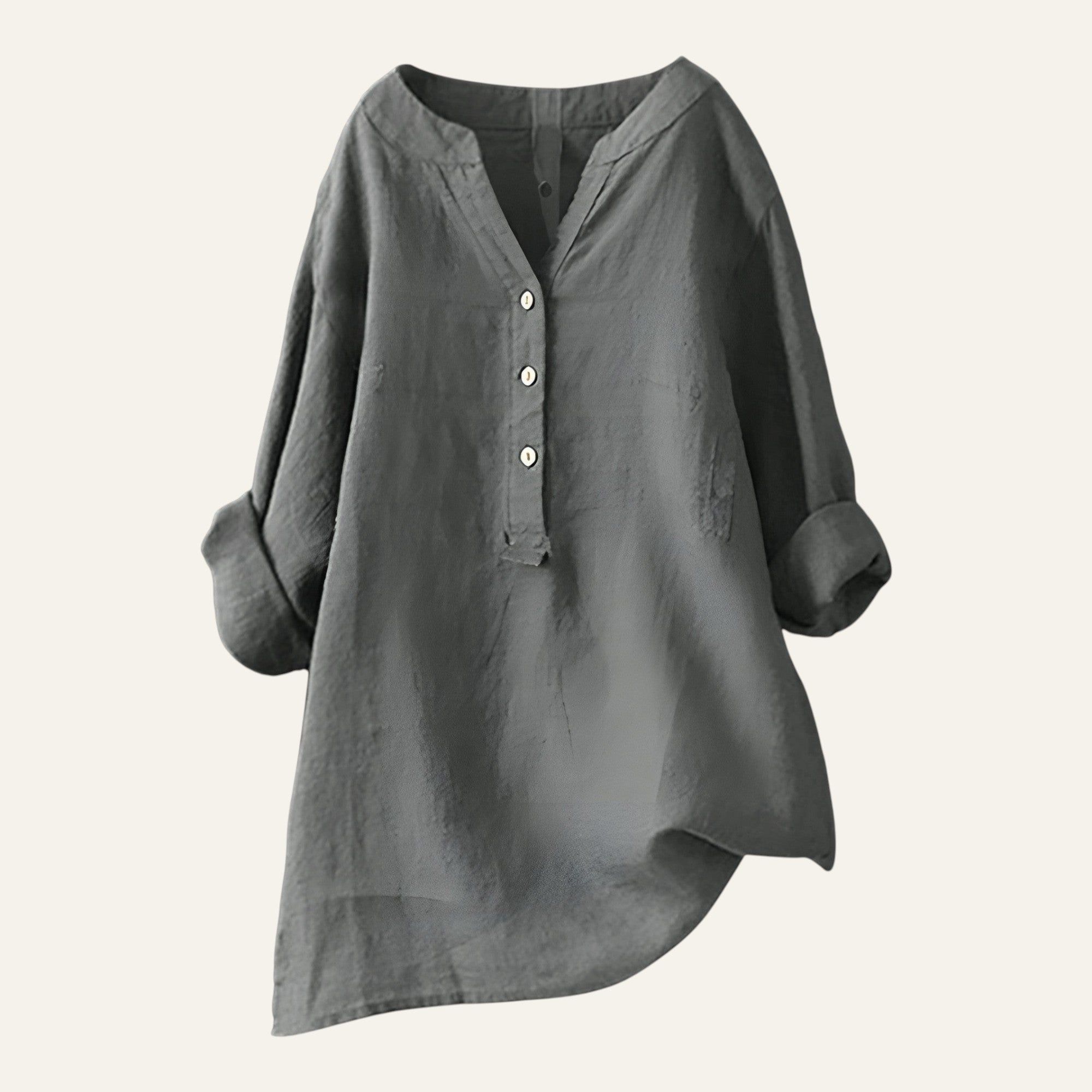 BLUSA LIGERA CON CIERRE DE BOTONES