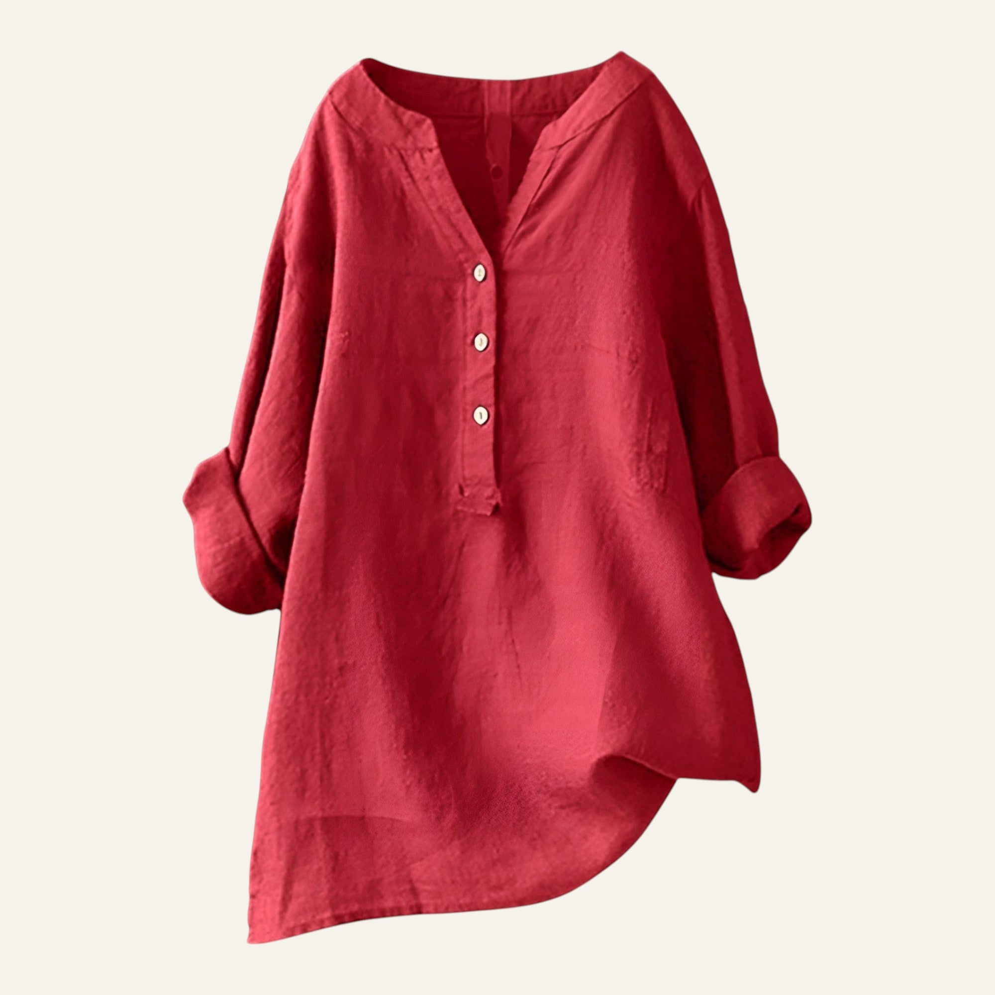 BLUSA LIGERA CON CIERRE DE BOTONES