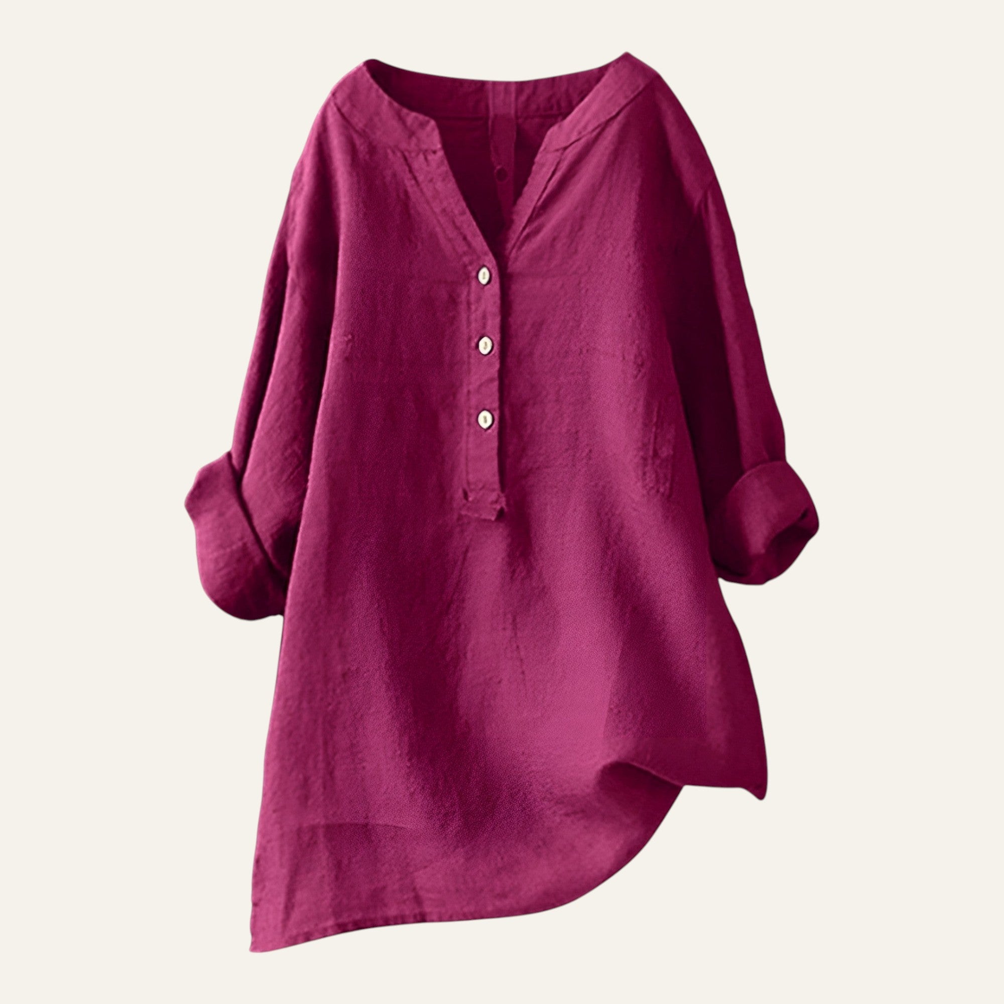 BLUSA LIGERA CON CIERRE DE BOTONES