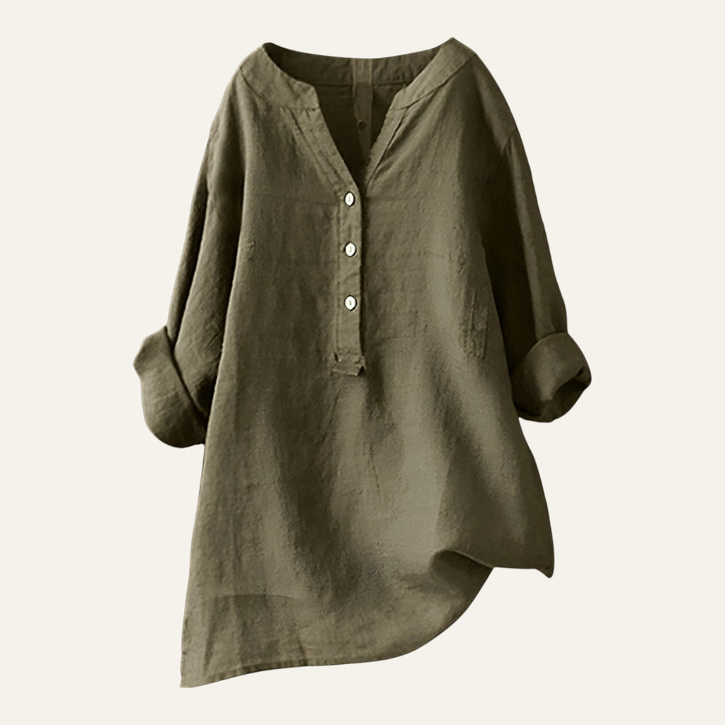 BLUSA LIGERA CON CIERRE DE BOTONES