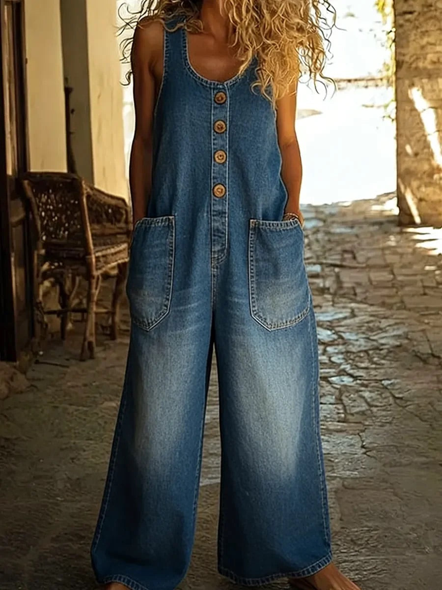 Ruth | Pantalones vaqueros de algodón de estilo vintage