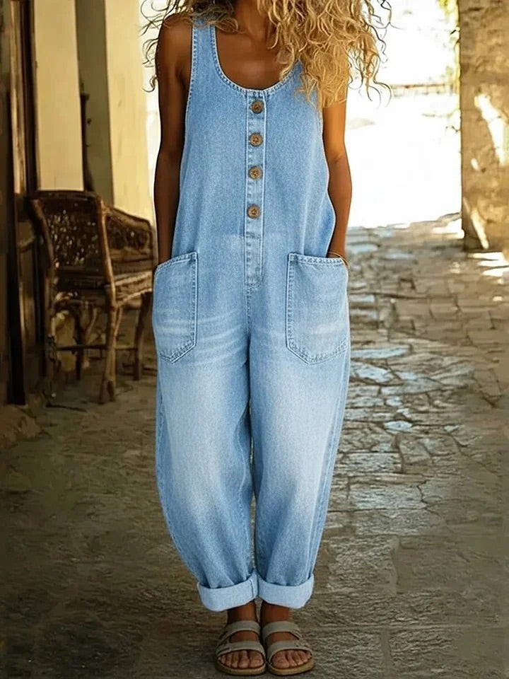 Ruth | Pantalones vaqueros de algodón de estilo vintage