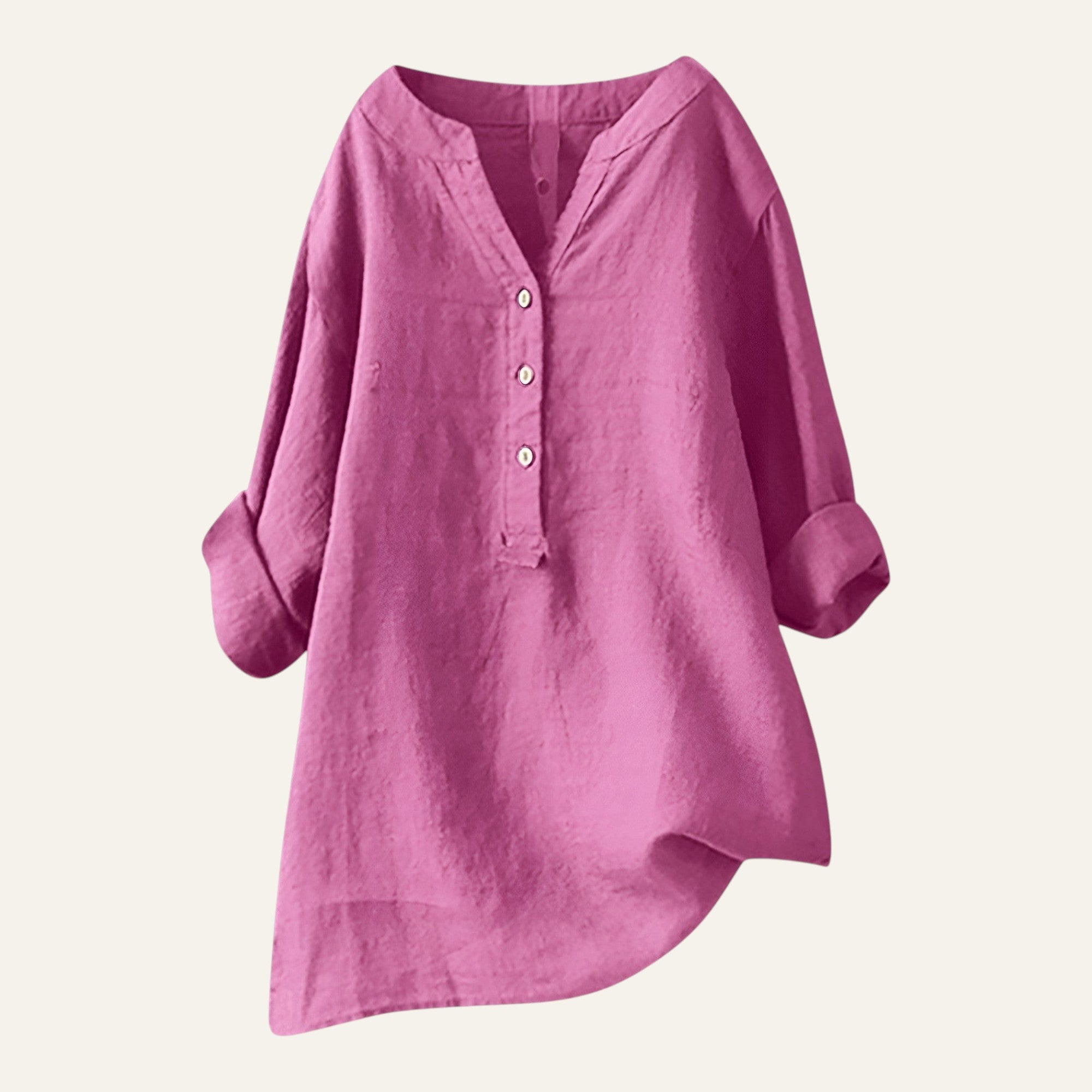 BLUSA LIGERA CON CIERRE DE BOTONES